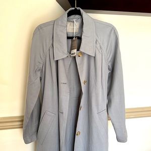 Everlane Gathered Drape Trench